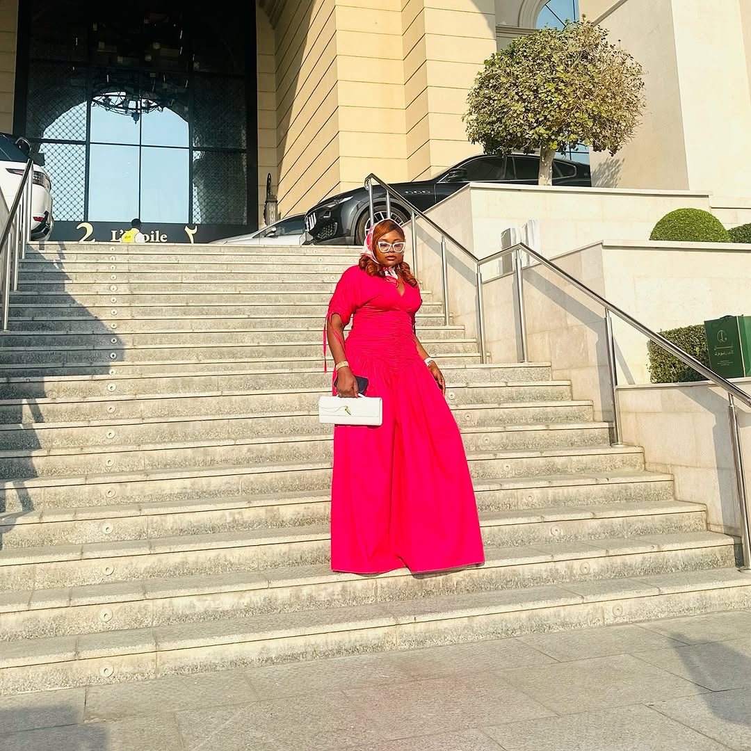 The Cerise Gown